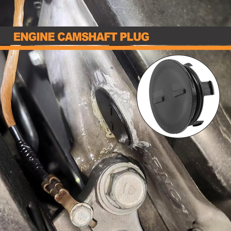 RBOKO Cylinder Head Rear Cam Plug With Seal, Compatible with Honda Cr-v Civic 1990-2018 SI DX EX LX Engine Semi-Circular Plug, 12513-P72-003 12513P72003 KF811285 - Image 5